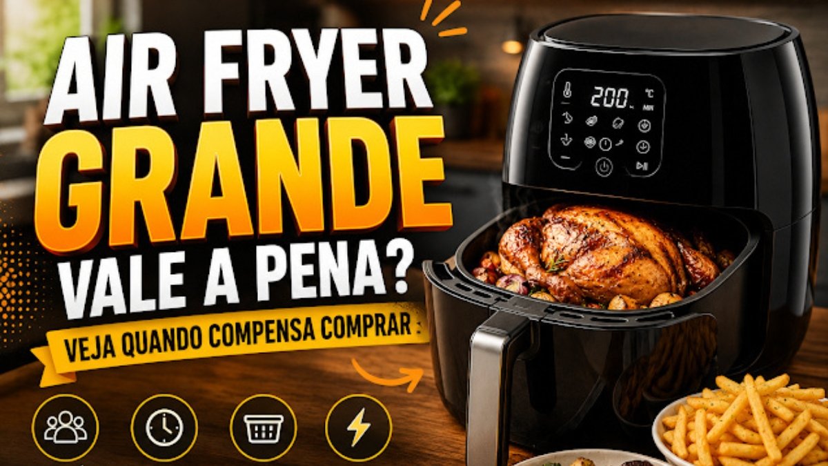 Air Fryer Grande Vale a Pena? Veja Quando Compensa Comprar